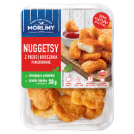 Morliny Nuggetsy z piersi kurczaka panierowane 350 g