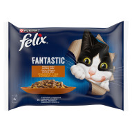 Felix Fantastic Karma dla kotów wiejskie smaki w galaretce 340 g (4 x 85 g)