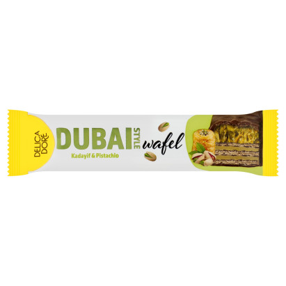 Delicadore Wafel z kremem o smaku pistacjowym i nadzienie z ciastem Kadayif 40 g