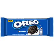 OREO Original ciasteczka z nadzieniem o smaku waniliowym odpowiednie dla wegetarian 4 sztuki 44 g