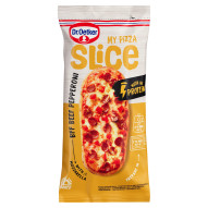 Dr. Oetker My Pizza Slice Pizza snack z salami wołowym i serem mozzarella 140 g