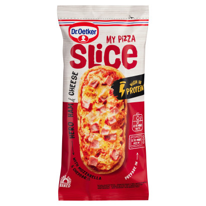 Dr. Oetker My Pizza Slice Pizza snack z szynką i serem 140 g