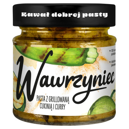 Wawrzyniec Pasta z grillowaną cukinią i curry 180 g
