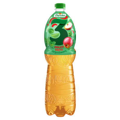Zbyszko 3 Napój owocowy niegazowany jabłko mięta 1,75 l