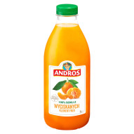 Andros 100 % soku z wyciskanych klementynek 1 l 