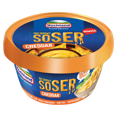 Hochland Soser Sos serowy cheddar 175 g