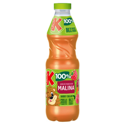 Kubuś 100 % Sok jabłko marchew malina 850 ml