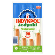 Indykpol Parówki Jedynki naturalne 200 g