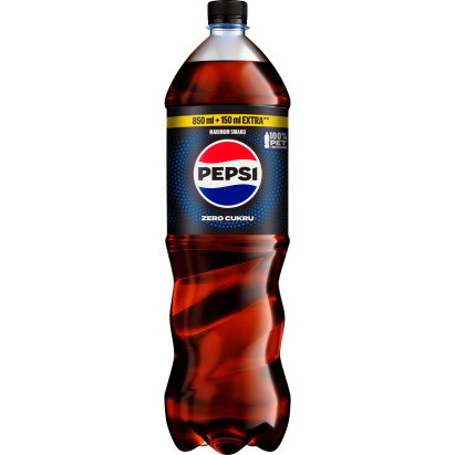 Pepsi-Cola Zero cukru Napój gazowany o smaku cola 1 l