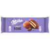 Milka Choc & Choc Ciastka biszkoptowe przekładane nadzieniem kakaowym oblane czekoladą mleczną 150 g