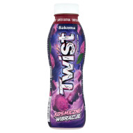 Bakoma Twist Napój jogurtowy o smaku ube 370 g