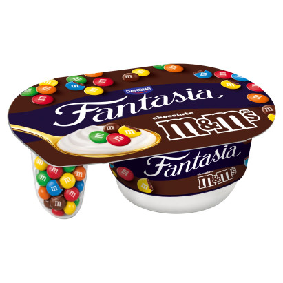 Fantasia Jogurt o smaku waniliowym z drażetkami M&M's 120 g
