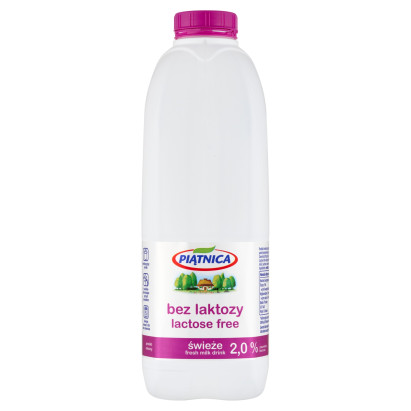 Piątnica Produkt mleczny bez laktozy 2,0 % 1 l