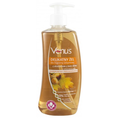VENUS DELIKATNY ŻEL DO HIGIENY INTYMNEJ Z EKSTRAKTEM Z KORY DĘBU 500ML