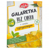 Celiko Galaretka bez cukru o smaku cytrynowym 14 g