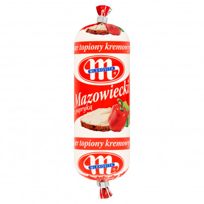 Mlekovita Mazowiecki ser topiony kremowy z papryką 100 g