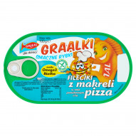 GRAAL Graalki Smaczne rybki Fileciki z makreli w sosie pomidorowym a'la pizza 100 g