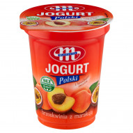 Mlekovita Jogurt Polski brzoskwinia z marakują 350 g