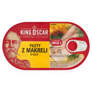 King Oscar Filety z makreli w oleju 170 g