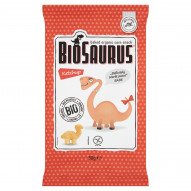 BioSaurus Ekologiczne pieczone chrupki kukurydziane o smaku ketchupowym 50 g