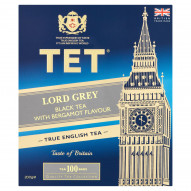 TET Lord Grey Herbata czarna z aromatem bergamotki 200 g (100 x 2 g)