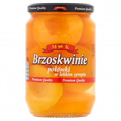 MK Brzoskwinie połówki w lekkim syropie 680 g