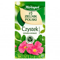 Herbapol Zielnik Polski Suplement diety herbatka ziołowa czystek 40 g (20 x 2 g)