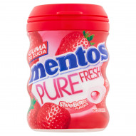 Mentos Pure Fresh Strawberry Guma do żucia bez cukru 60 g (30 sztuk)