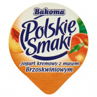 Bakoma Polskie Smaki Jogurt kremowy z musem brzoskwiniowym 120 g