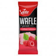 Sante Wafle ryżowe z polewą malinową 66 g