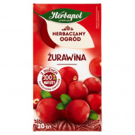 Herbapol Herbaciany Ogród Herbatka owocowo-ziołowa żurawina 50 g (20 x 2,5 g)