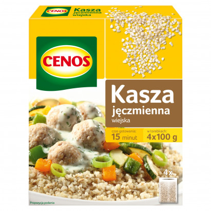 Cenos Kasza jęczmienna wiejska 400 g (4 x 100 g)