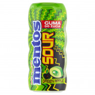 Mentos Sour Green Apple Guma do żucia bez cukru 30 g (15 sztuk)