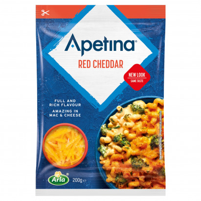 Arla Apetina Ser wiórkowany Red Cheddar 200 g