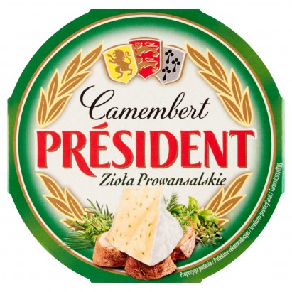 Président Ser Camembert zioła prowansalskie 120 g