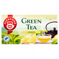 Teekanne Green Tea Lemon Aromatyzowana herbata zielona 35 g (20 x 1,75 g)