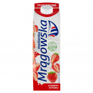 Mlekpol Maślanka Mrągowska truskawkowa 1 l