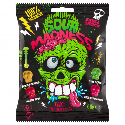 Argo Sour Madness Cukierki twarde ekstra kwaśne 60 g