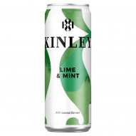 Kinley Lime & Mint Napój gazowany 250 ml