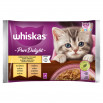 Whiskas Pure Delight Junior Mokra karma dla kociąt drobiowe frykasy galaretka 340 g (4 x 85 g)