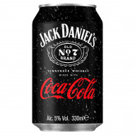 Jack Daniel's Coca-Cola Napój alkoholowy gazowany 330 ml