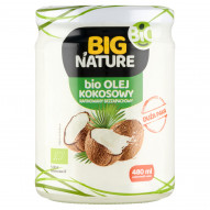 Big Nature Bio olej kokosowy rafinowany bezzapachowy 480 ml