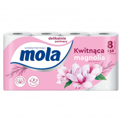 Mola Kwitnąca Magnolia papier toaletowy 8 rolek