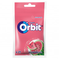 Orbit Watermelon Bezcukrowa guma do żucia 29 g (21 sztuk)