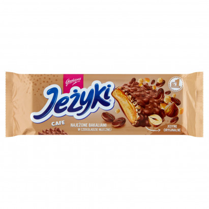 Jeżyki Cafe Herbatniki w czekoladzie mlecznej 140 g