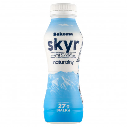 Bakoma Jogurt pitny typu islandzkiego skyr naturalny 300 g