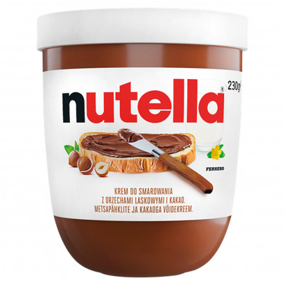 Nutella Krem do smarowania z orzechami laskowymi i kakao 230 g