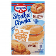 Dr. Oetker Słodka Chwila Budyń smak peanut butter & cookies 43 g